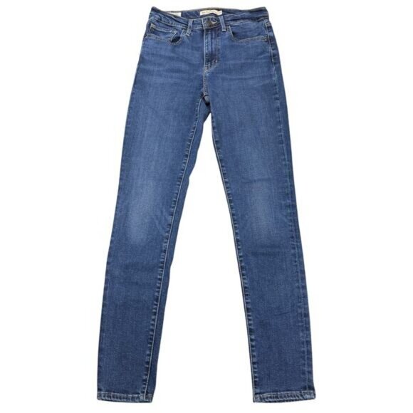 Levi's 721 High Rise Skinny Jean Size 27 - Picture 2 of 7